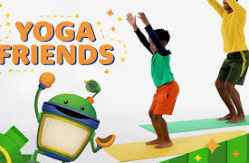Yoga Friends Season 1: Yoga Friends: Robot Chair Pose with Bot