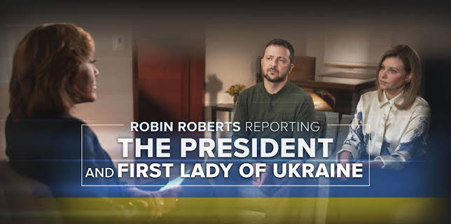 The President and First Lady of Ukraine | Robin Roberts Reportin