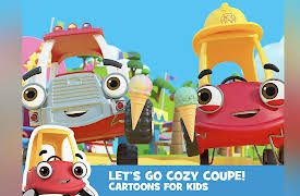 Let's Go Cozy Coupe! - Cartoons for Kids: Fire Truck & Cozy Fight the Fire