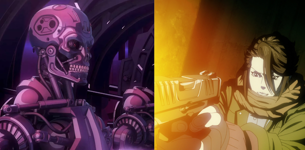 The first look at the 'TERMINATOR' anime series is here.