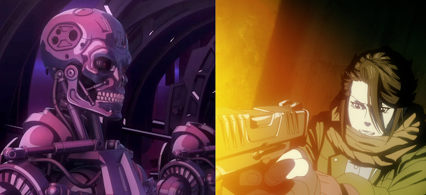 The first look at the 'TERMINATOR' anime series is here.