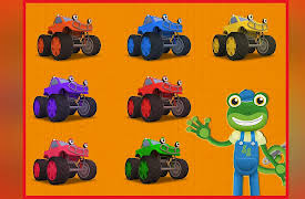 Learn With Gecko - Educational Videos For Children: Counting Monster Trucks - Learn to Count 1 - 10