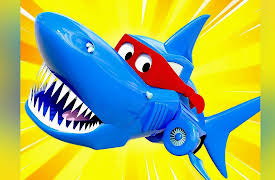 Shark City: Super Truck Turns into a Shark Truck to Make a Movie