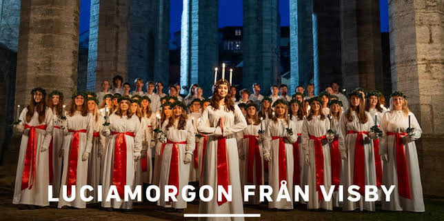 Luciamorgon från Sala silvergruva - syntolkat