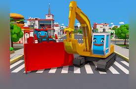 Cars Town: Cars Town: The Bulldozer and the  Excavator
