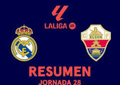 Resúmenes LALIGA EA Sports (T25/26): Real Madrid - Elche