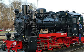 Wie geht das? Schmalspurbahn unter Dampf