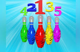 Colors for Children to Learn: Learn colors and numbers with bowling