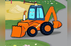 Incredible Adventures of Funny Cars: Orange Bulldozer