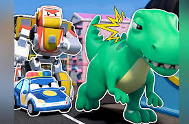 Car City : Dino Drives!: Stopping the Dinosaurs / The Giant Dinosaur