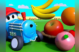 Learn with Ted The Train: Learn Numbers and Fruits : The Egg Race / Fruit Montain