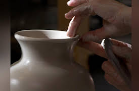 Handcrafted America: Sgraffito Ceramics, Wood Tables and Steampunk Lamps