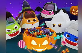 Pinkfong! Baby Shark Toy Cars: Baby Shark Halloween Slide