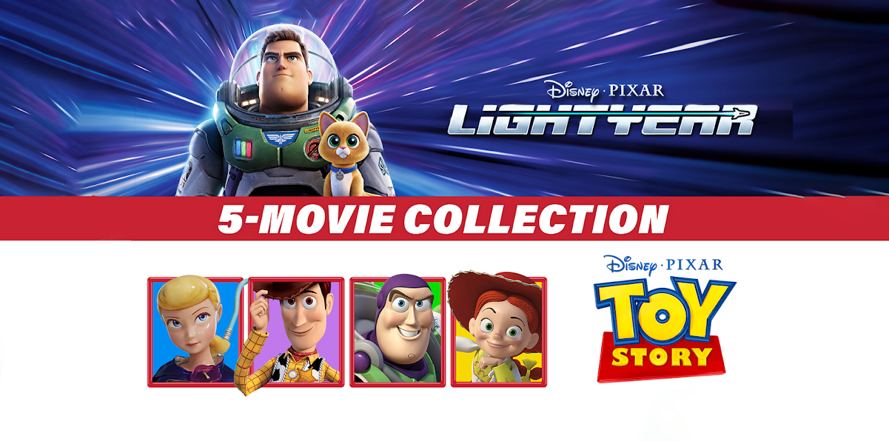 Lightyear & Toy Story 1-4: 5 Movie Collection (2021)