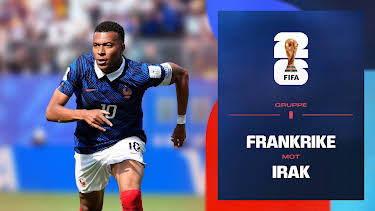23:00: FIFA Fotball-VM 2026: Frankrike–Irak | NRK 1 | 6/22 2026