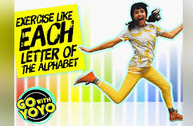 Go with YoYo!  Exercise, Yoga and Mindfulness for Kids: Move Like Each Letter of The Alphabet - Go with YoYo