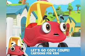 Let's Go Cozy Coupe! - Cartoons for Kids: Here Comes Train - Welcome Back Party