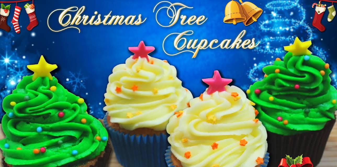 Christmas Tree Cupcakes