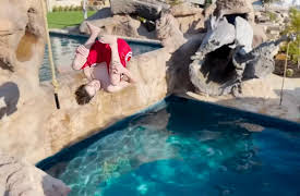 Ninja Kidz TV: Ninja Challenge: Pool Flip Out