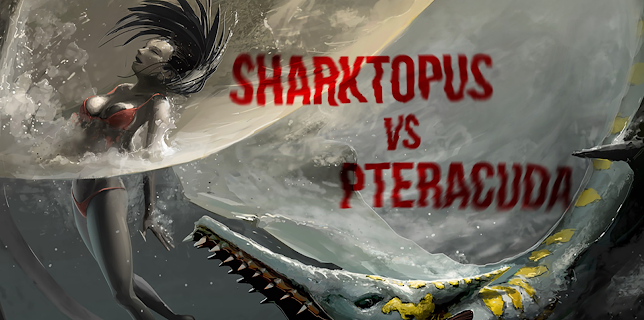 Jurassic Wars: Sharktopus vs Pteracuda (2014)