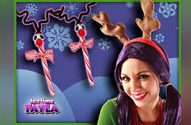 Tea Time with Tayla - Christmas Songs & Crafts: Candy Cane Reindeer