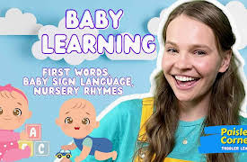 Paisley's Corner With Silly Miss Lily: Learn to Talk With Baby Sign Language Basics | First Words