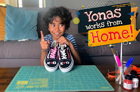 Yonas Works from Home!: Epic Venice Painting Adventure!