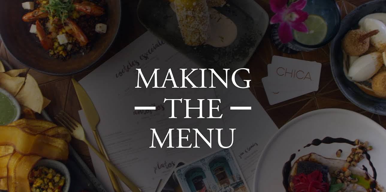 Making The Menu