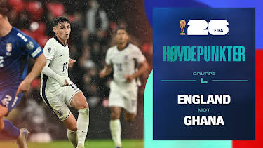 09:10: Fotball-VM 2026 Høydepunkter: England–Ghana | NRK 1 | 6/24 2026