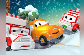 Christmas in Car City: Amber the Ambulance can't start his engine engine / Carrie and the Candy Canes
