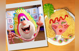 Booba: Food Puzzle: Funny Faces