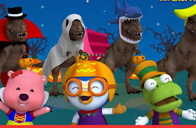 Pororo T REX Song: Tyrannosaurus Halloween Party