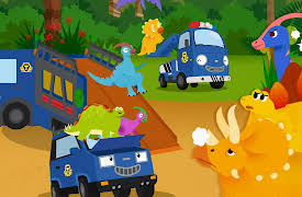 Blue Rescue Team in Dino World: 2. Baby Dinosaur Playground- Blue Rescue Team in Dino World