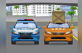 Funny Cars: The Police Car and the Taxi