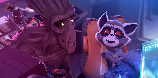 Rocket & Groot (Shorts)