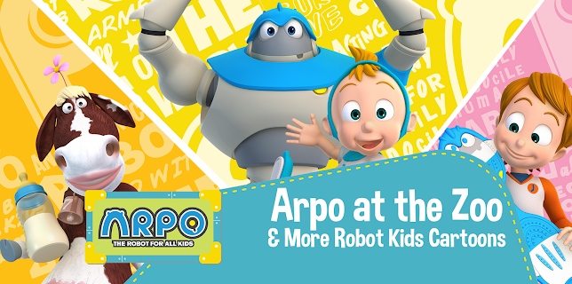 Arpo the Robot for All Kids - Arpo at the Zoo & More Robot Kids Cartoons