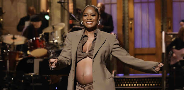 Keke Palmer accidentally reveals her baby's sex.