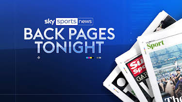 11:30 PM: Back Pages Tonight | Sky Sports Arena | 1/12 2026