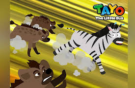 Safari Bus Tayo: The Coolest Animal, Zebra!