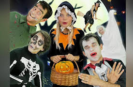 Halloween Baby Songs: Halloween Pumpkin - Baby Song Finger Family with Zombie, Ghost and Vampire