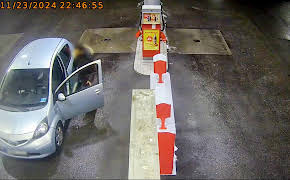 Fångat på polisens kamera