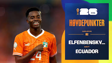 09:20: Fotball-VM 2026 Høydepunkter: Elfenbenskysten–Ecuador | NRK 3 | 6/15 2026