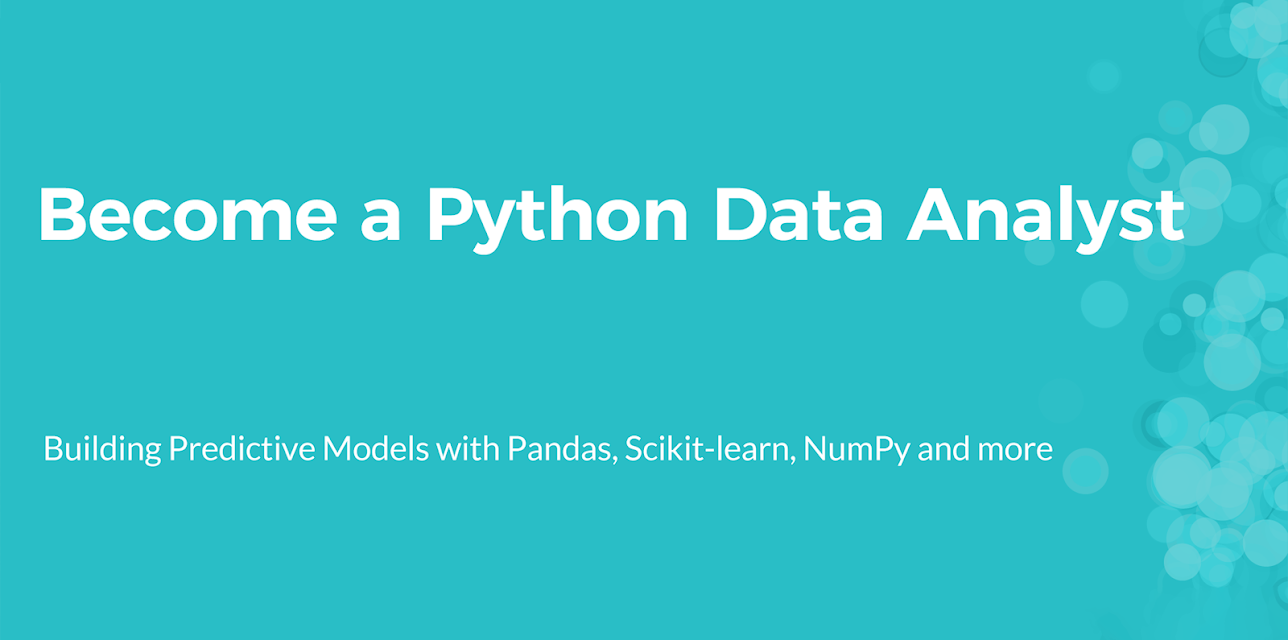Become a Python Data Analyst