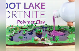 ClayClaim: Loot Lake & Liquid Soap Polymer Clay Tutorial | Fortnite Battle Royale