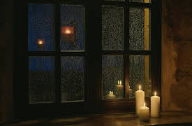 Momentos de calma: Lluvia en la ventana