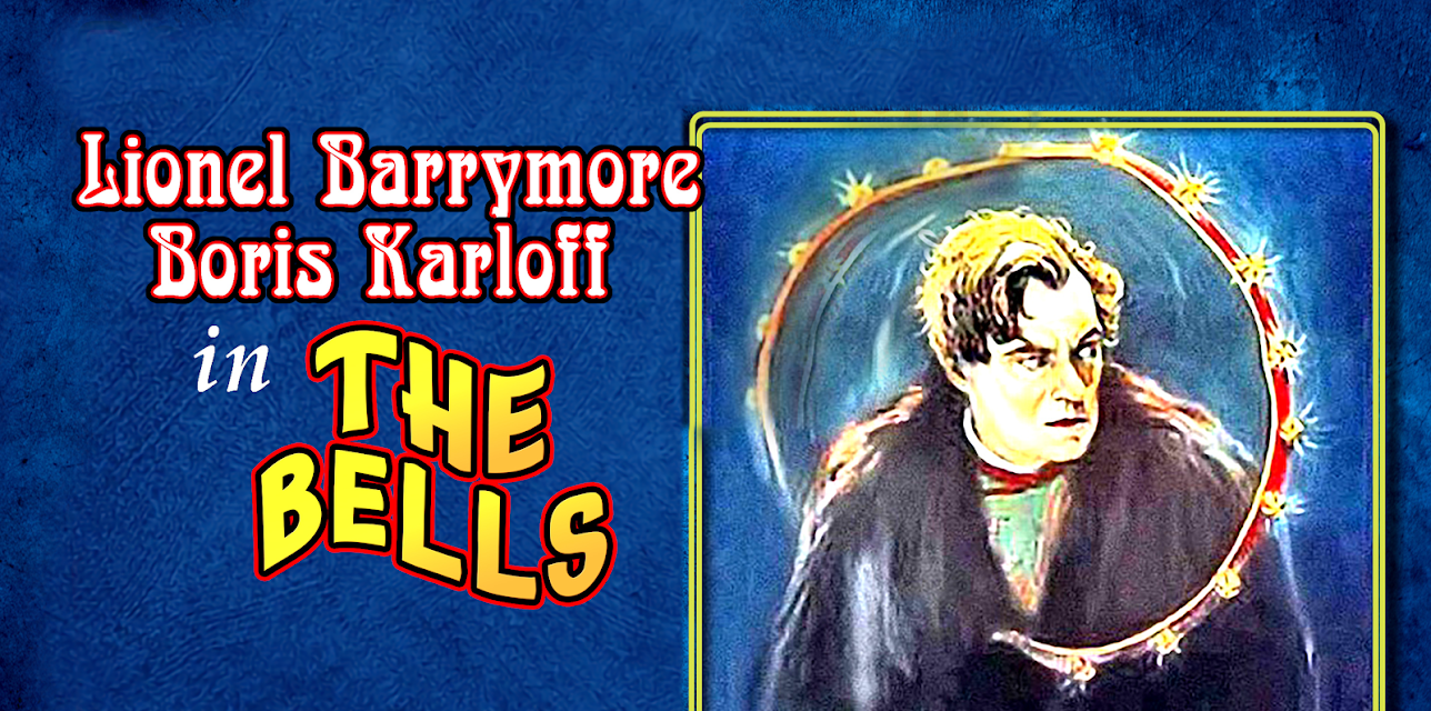 Lionel Barrymore and Boris Karloff in "The Bells" (1926)