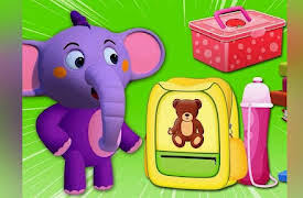 Kent The Elephant: Kent and his Things From his School Bag