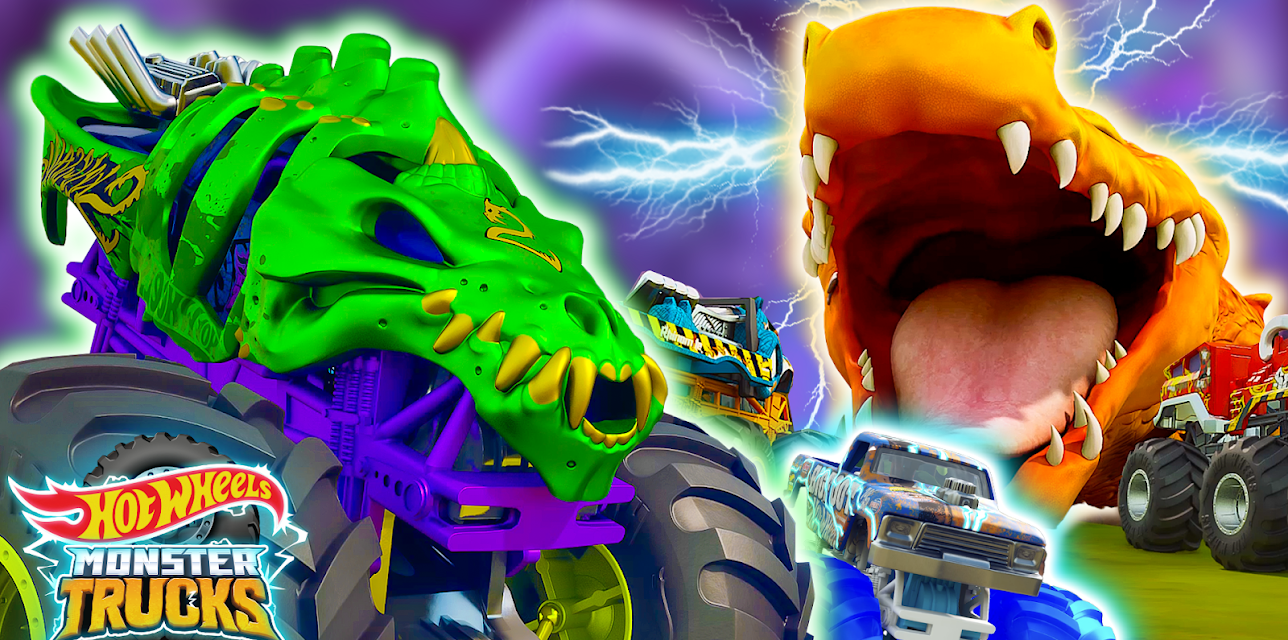 Hot Wheels Monster Trucks Power Smashers! (2024)