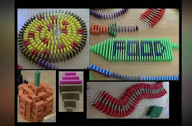 Hevesh5: Domino Food with 4,000 Dominoes!