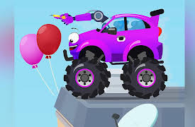 Little Super Cars: Purple Monster Truck